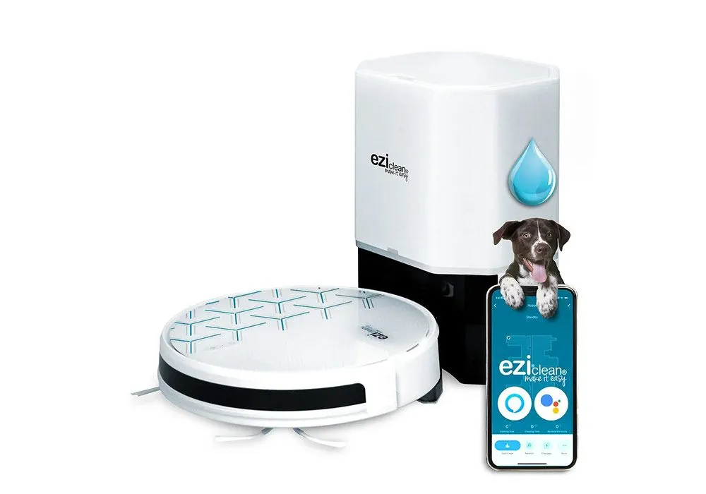 Robot Aspirateur Laveur Connecté avec Base de Chargement Aspirante EZIclean (AQUA XPERT S450) – Image 6