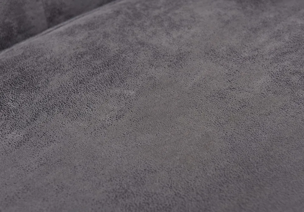 Canapé 3 Places Vintage Gris Salon Chesterfield – Image 8