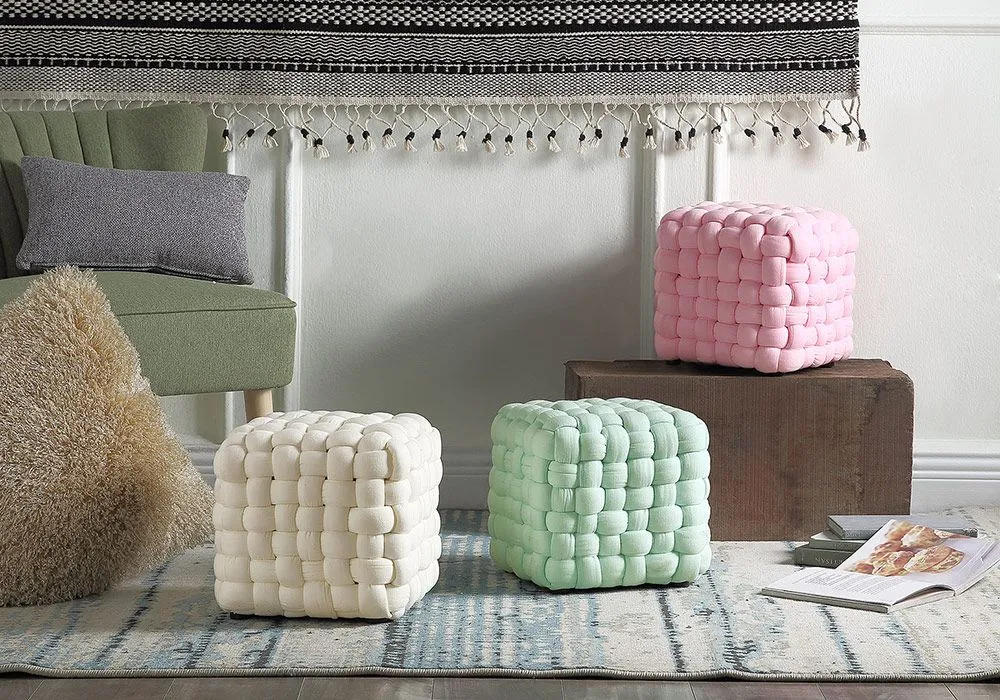 Pouf Deco Cube Braid – Image 6