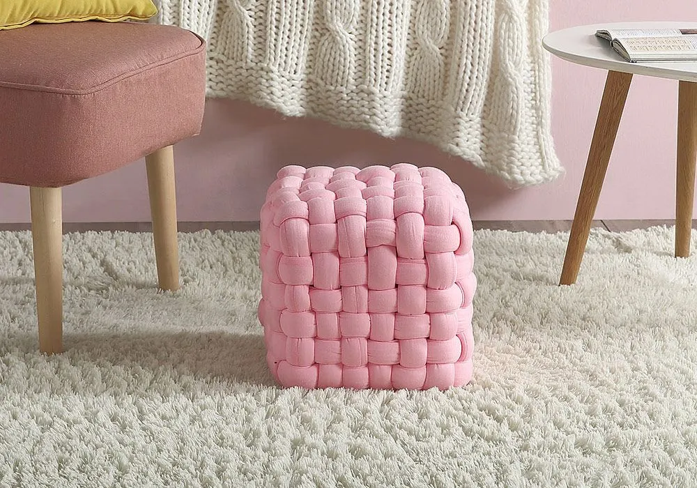 Pouf Deco Cube Braid – Image 5