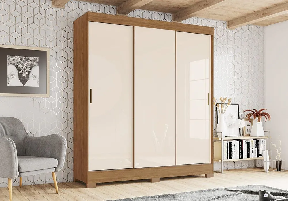 Armoire 3 Portes Coulissantes sans Miroir Duna – Image 2