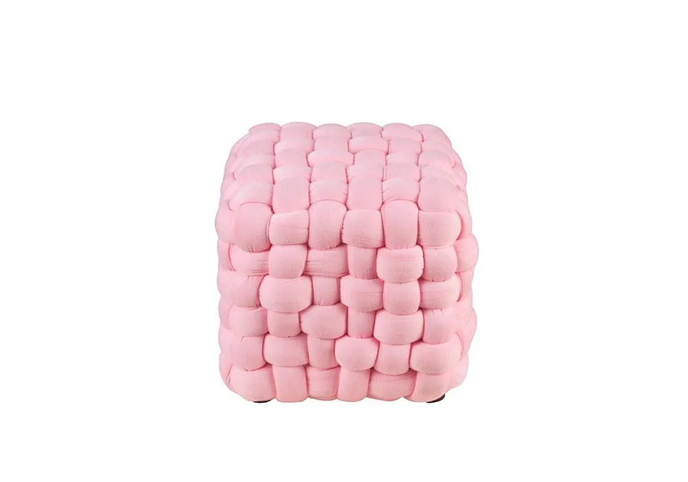 Pouf Deco Cube Braid – Image 2