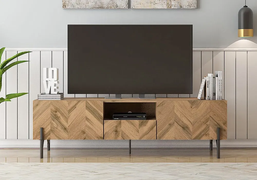 Meuble TV 2 Portes 1 Tiroir (Collection Vadella)