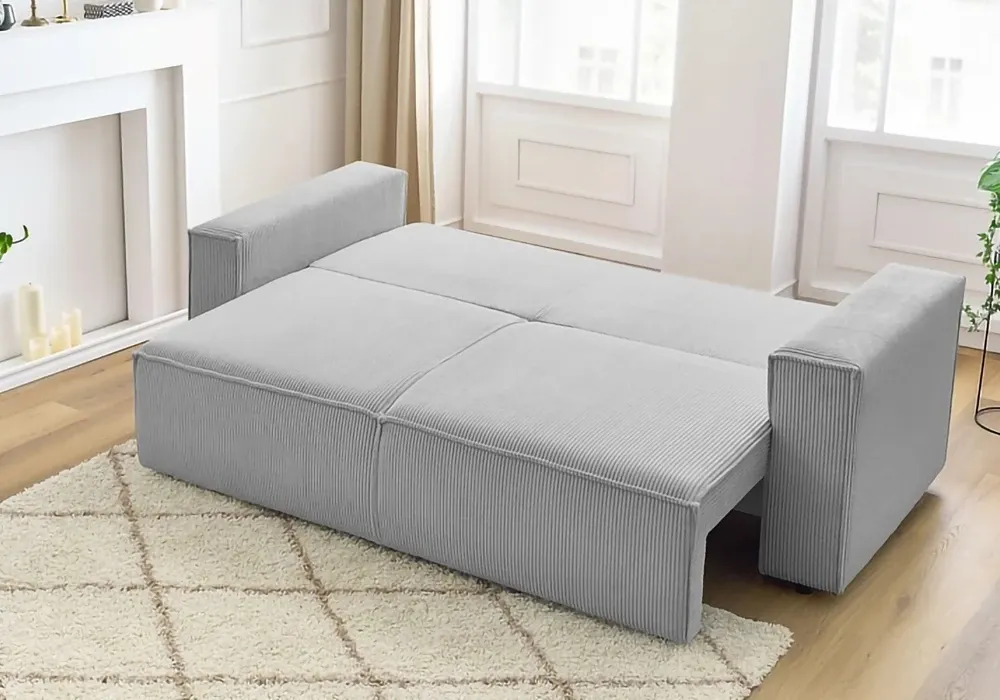 Canapé 3 Places Convertible Lucia Beige – Image 4