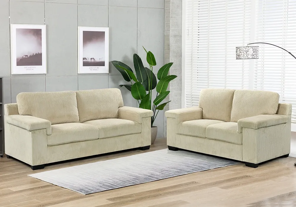 Salon 3+2 Places Beige