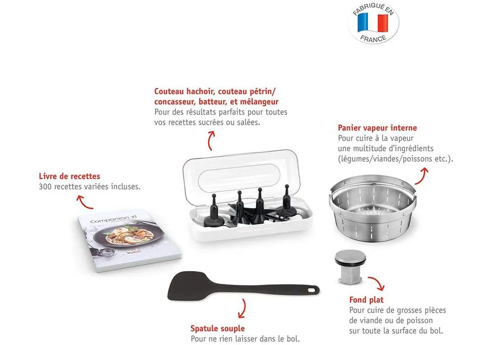 Robot Multicuiseur Companion XL Moulinex (HF80CB) – Image 4