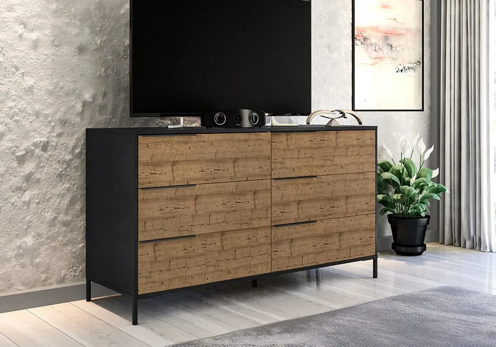 Commode 6 Tiroirs (Collection San Francisco)