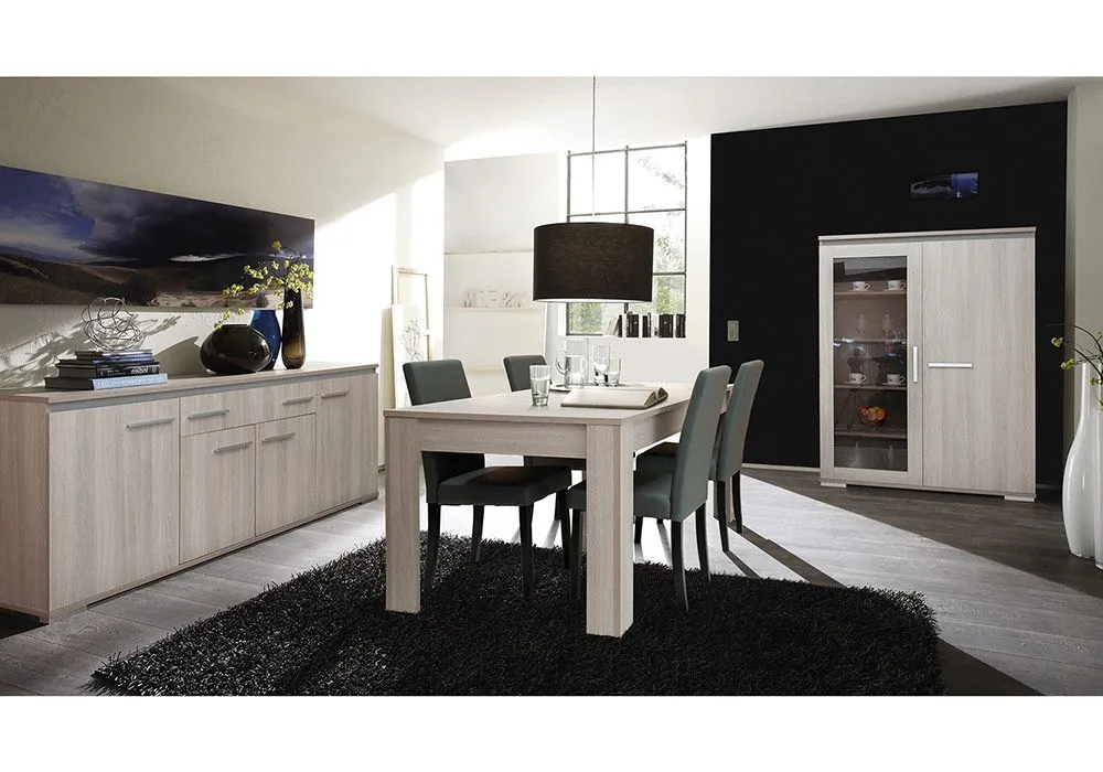 Vitrine 2 Portes LED (Collection Salle à Manger Izis) – Image 3