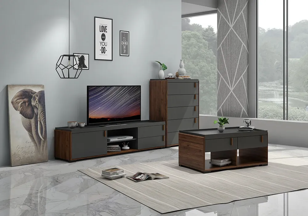 Table de Salon 2 Tiroirs (Collection Alylla) – Image 2