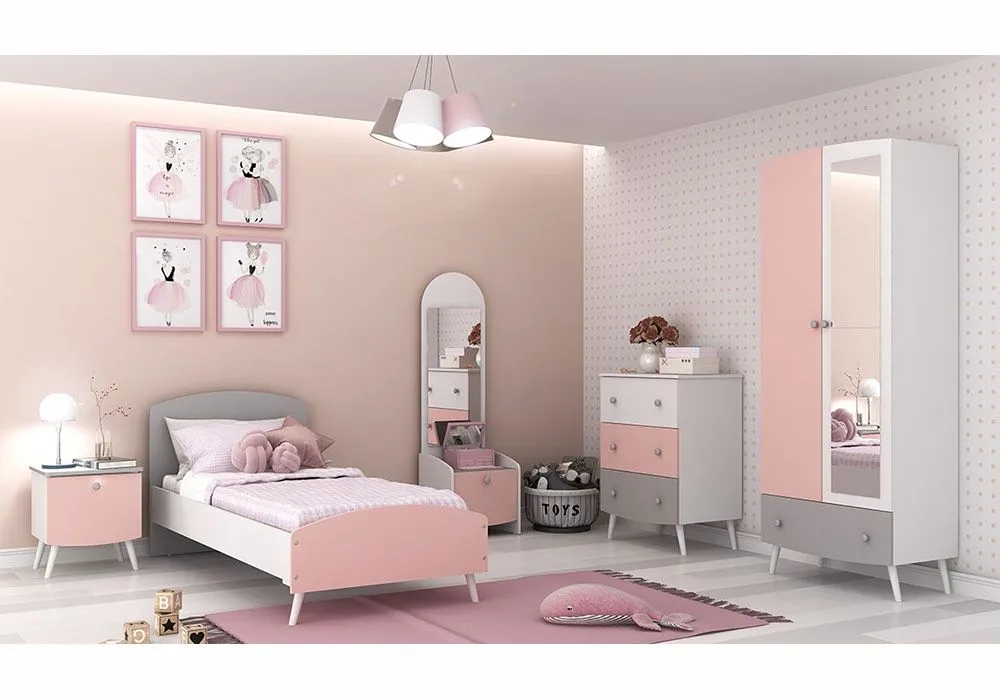 Armoire 2 Portes 1 Tiroir (Collection Ternura) – Image 2