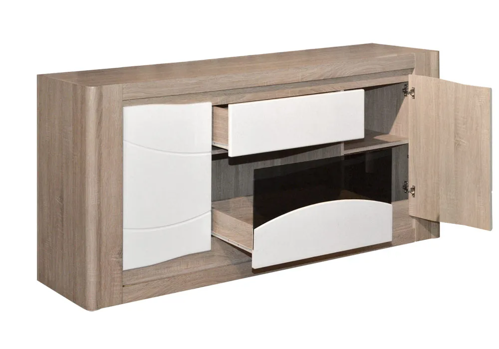 Bahut bas Lorrie 2 Portes / 2 Tiroirs – Image 2