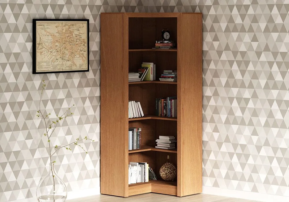 Bibliothèque d’Angle 4 Tablettes Me