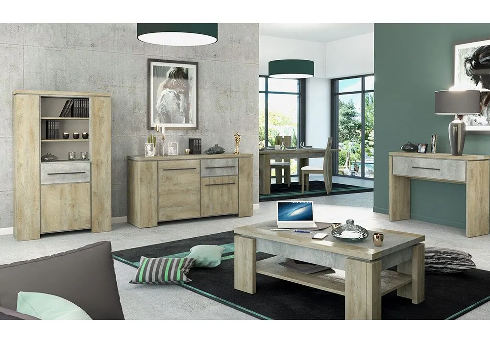 Bibliothèque 1 Porte 1 Tiroir (Collection Norton)