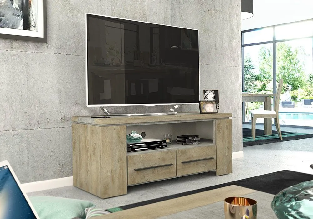 Meuble TV 2 Tiroirs (Collection Norton)
