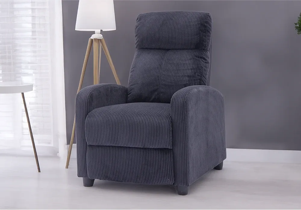 Fauteuil Relax Push Back Darwing Noir – Image 2