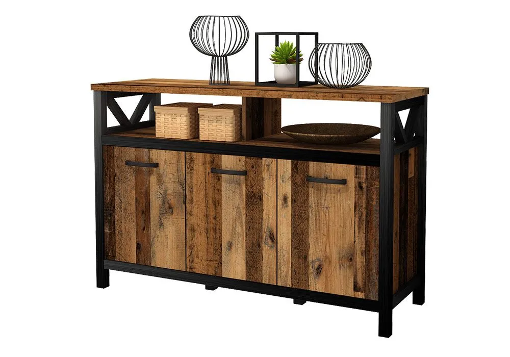 Bahut Bas 3 Portes (Collection Industrielle Robbie)