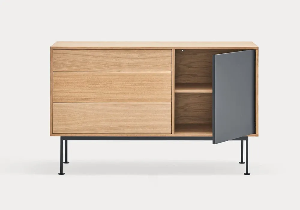 Buffet Bas 1 Porte 3 Tiroirs Yoko – Image 6