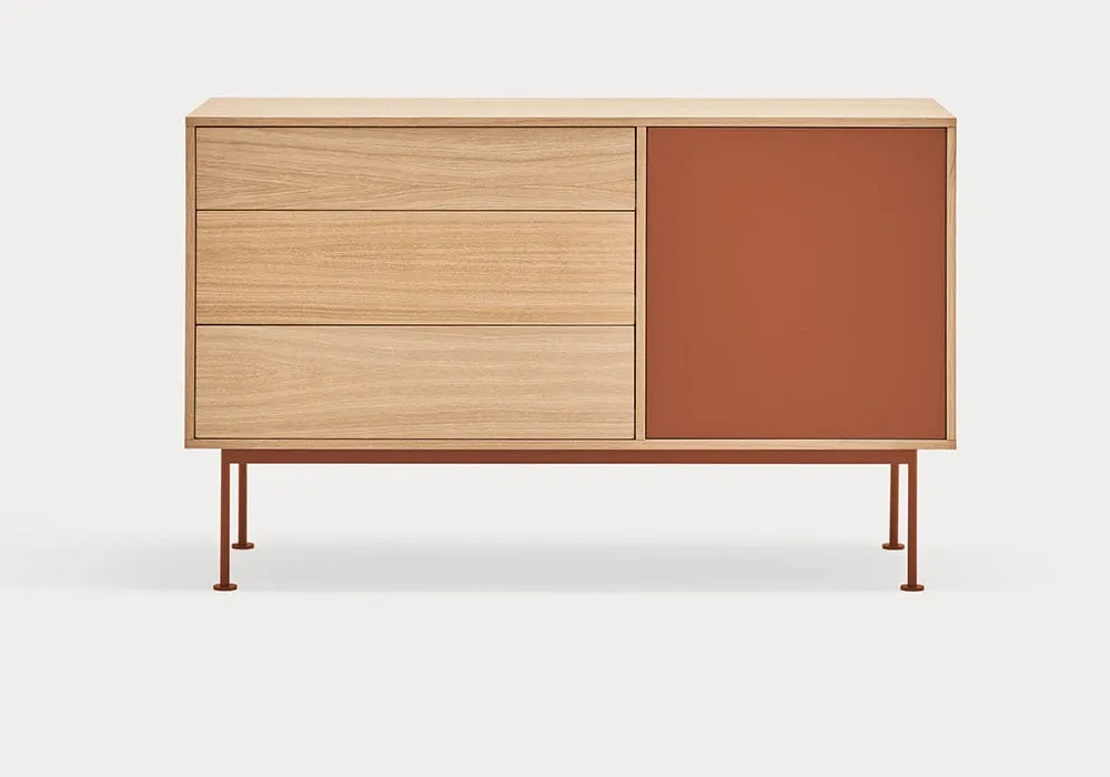 Buffet Bas 1 Porte 3 Tiroirs Yoko – Image 9