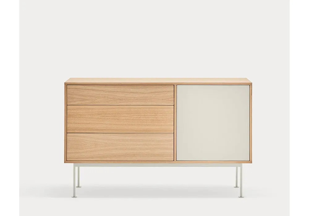 Buffet Bas 1 Porte 3 Tiroirs Yoko – Image 2