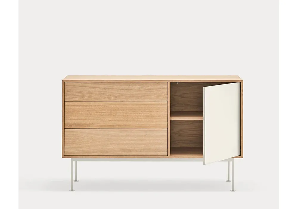 Buffet Bas 1 Porte 3 Tiroirs Yoko – Image 3