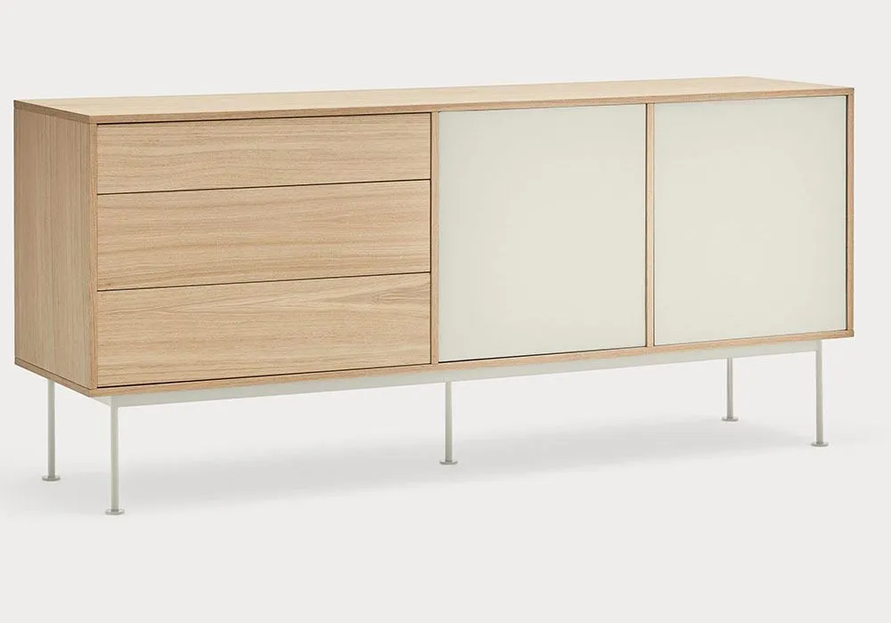 Buffet Bas 2 Portes 3 Tiroirs Yoko – Image 7