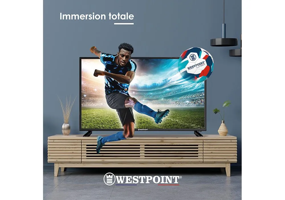 Pack Support TV + TV LED 50″127cm Westpoint (TEK-50G22SM) – Image 2