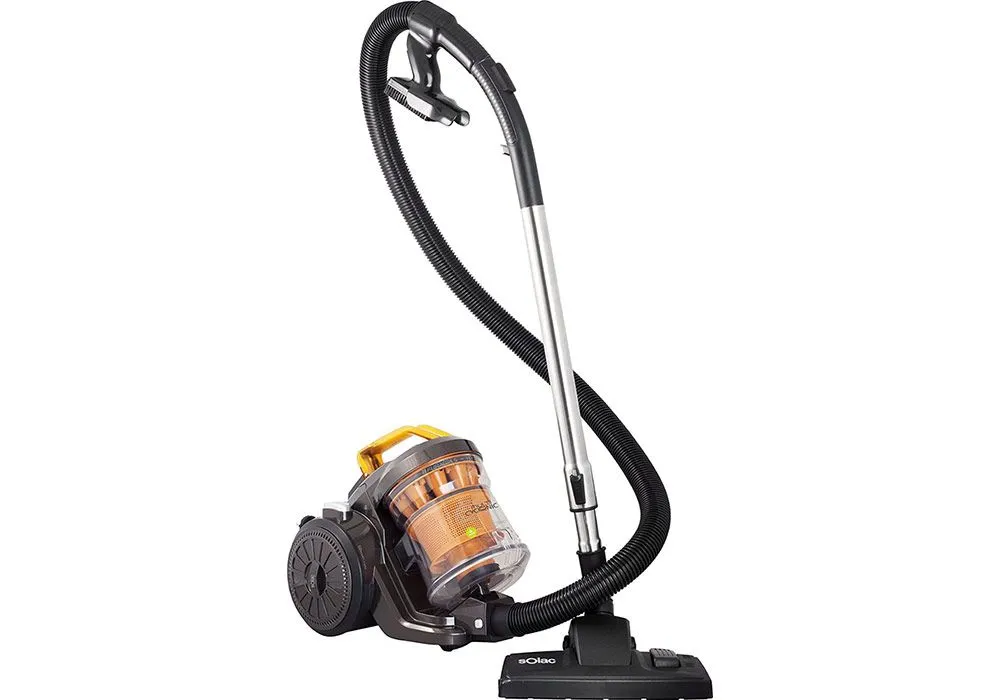 Aspirateur sans Sac Multi-Cyclone Noir Orange Solac (AS3252)