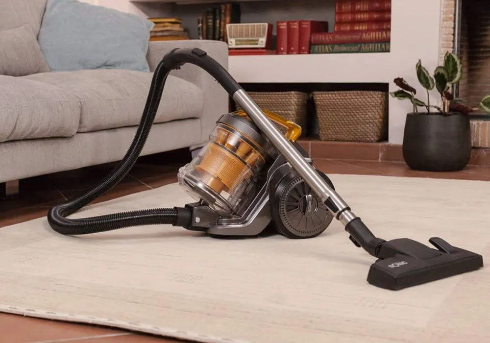 Aspirateur sans Sac Multi-Cyclone Noir Orange Solac (AS3252) – Image 2