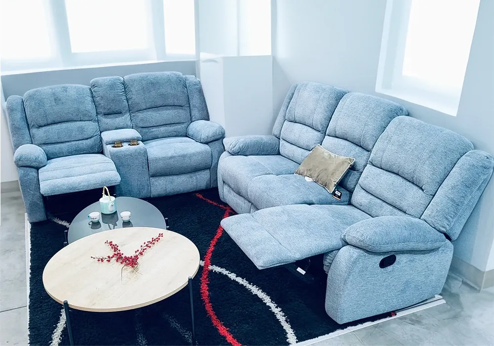 Salon 3 Places +2 Places avec 4 Relax Manuels Smoky – Image 4