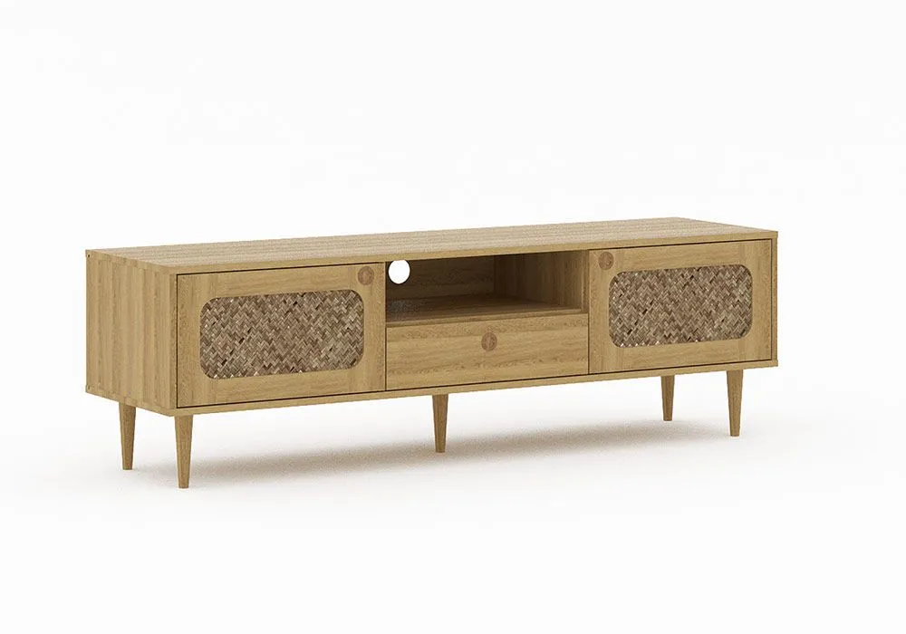 Meuble TV 2 Portes 1 Tiroir (Collection Woven)