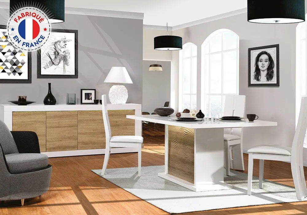 Table à Manger avec 1 Allonge (Collection Karma)